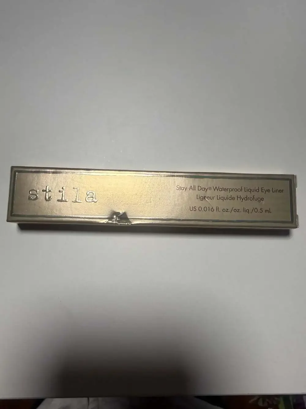 Stila Stay All Day Waterproof Liquid Eye Liner in Snow, 0.016 fl. oz.